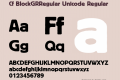 Cf BlockGRRegular Unicode