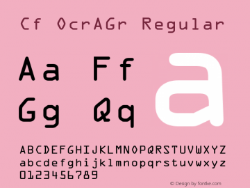 Cf OcrAGr