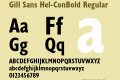 Gill Sans Hel-ConBold