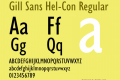 Gill Sans Hel-Con