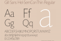 Gill Sans Hel-SemConThin