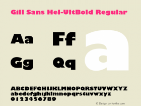 Gill Sans Hel-UltBold