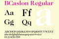 BCaslon