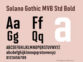 Solano Gothic MVB Std