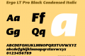 Ergo LT Pro Black Condensed