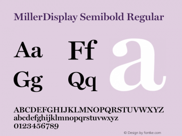 MillerDisplay Semibold