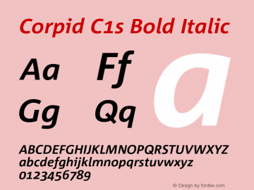 Corpid C1s Bold