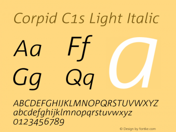 Corpid C1s Light