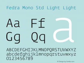 Fedra Mono Std Light