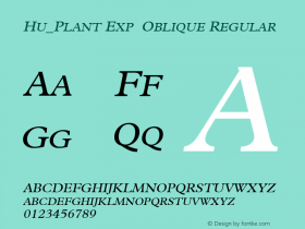 Hu_Plant Exp Oblique