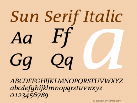 Sun Serif