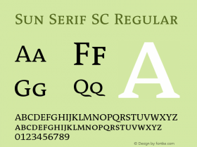 Sun Serif SC