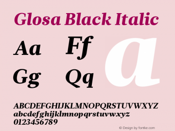 Glosa Black