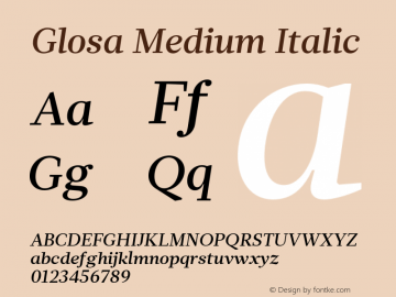 Glosa Medium