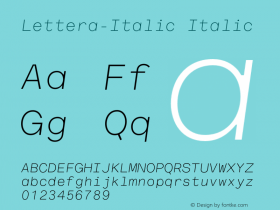 Lettera-Italic