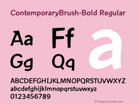 ContemporaryBrush-Bold