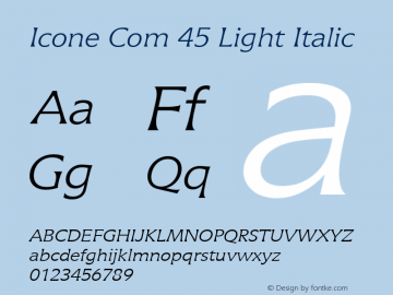Icone Com 45 Light