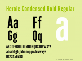 Heroic Condensed Bold