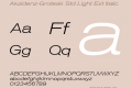 Akzidenz-Grotesk Std Light Ext