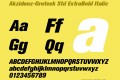 Akzidenz-Grotesk Std ExtraBold