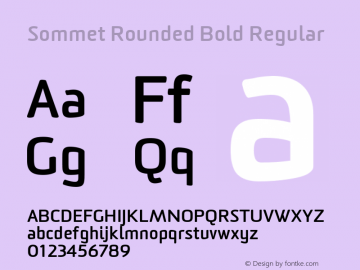 Sommet Rounded Bold