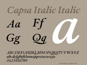 Capsa Italic