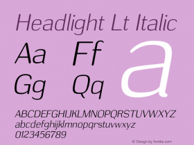 Headlight Lt