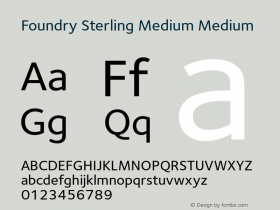 Foundry Sterling Medium