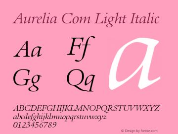 Aurelia Com Light