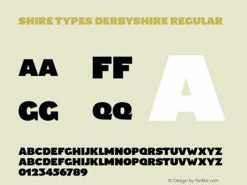 Shire Types Derbyshire