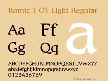 Romic T OT Light