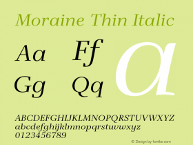 Moraine Thin