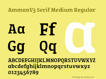 AmmanV3 Serif Medium