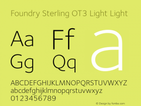 Foundry Sterling OT3 Light