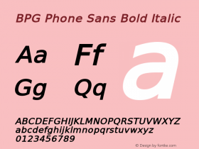 BPG Phone Sans
