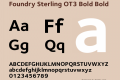 Foundry Sterling OT3 Bold