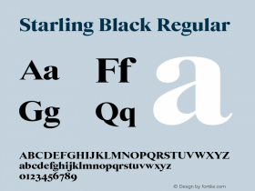 Starling Black