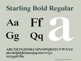 Starling Bold
