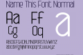 Name This Font