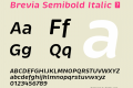 Brevia Semibold Italic