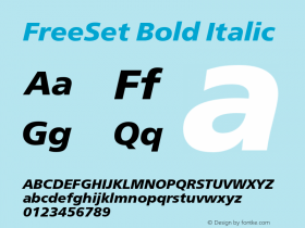 FreeSet Bold