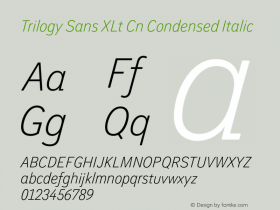 Trilogy Sans XLt Cn