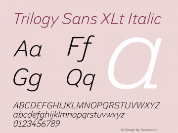 Trilogy Sans XLt