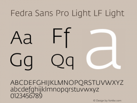 Fedra Sans Pro Light LF