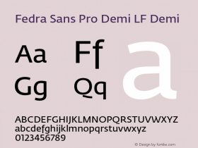 Fedra Sans Pro Demi LF
