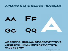 Aviano Sans Black