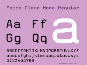Magda Clean Mono