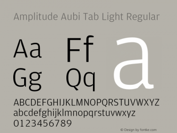 Amplitude Aubi Tab Light