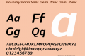 Foundry Form Sans Demi Italic