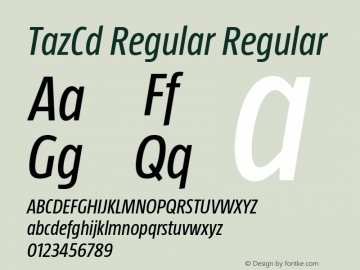 TazCd Regular